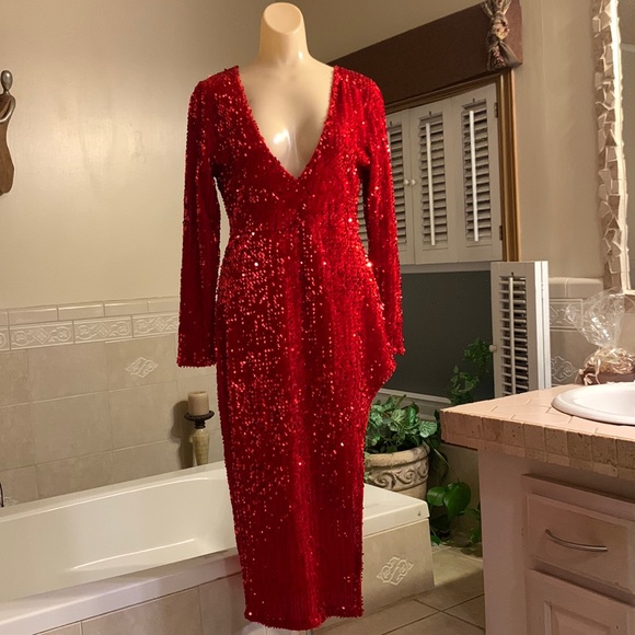 Red Evening Dress - Picture 1 of 12